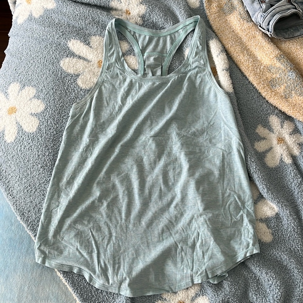 Teal lulu lemon tank top